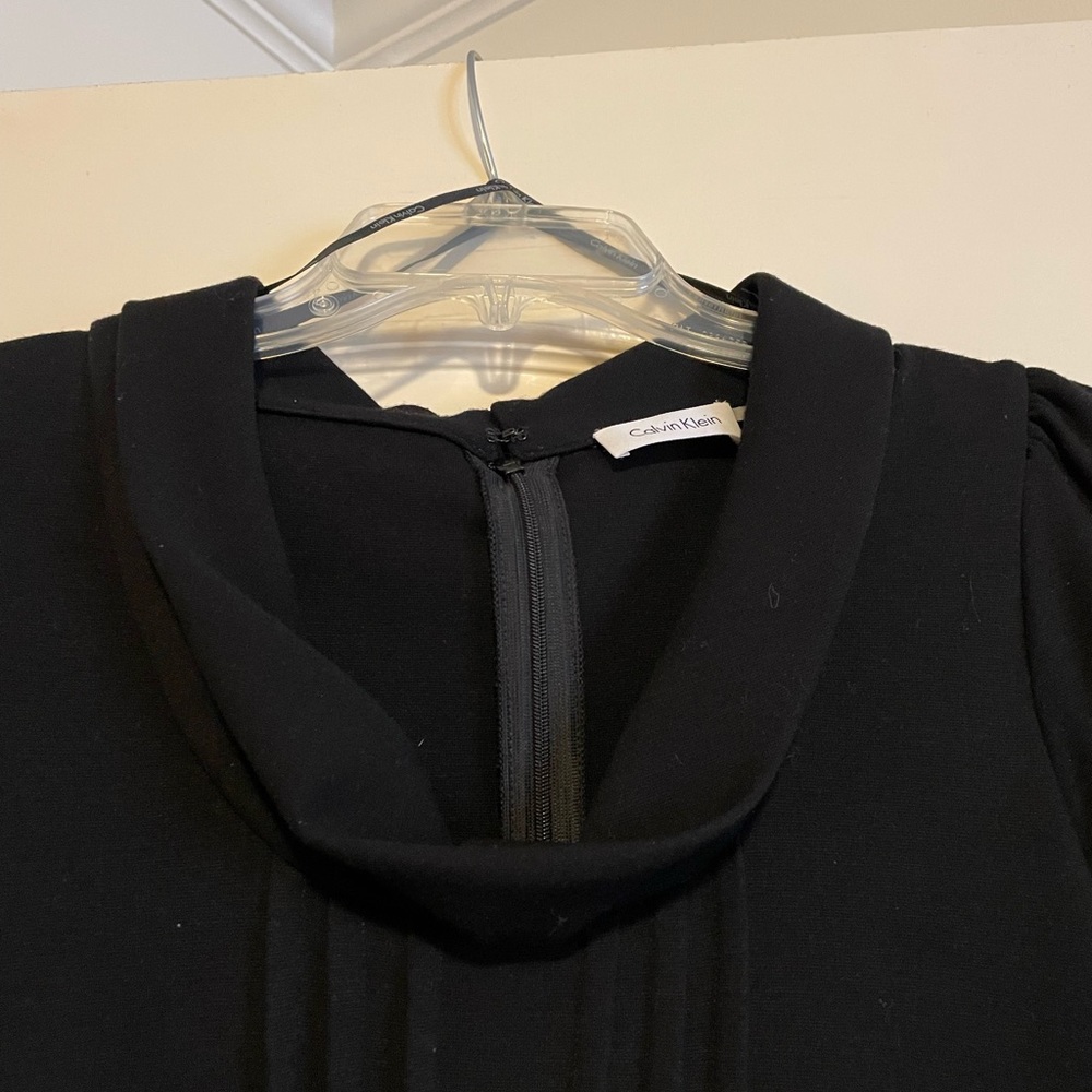 Calvin Klein Black Dress. Size 6P. - Picture 2 of 11